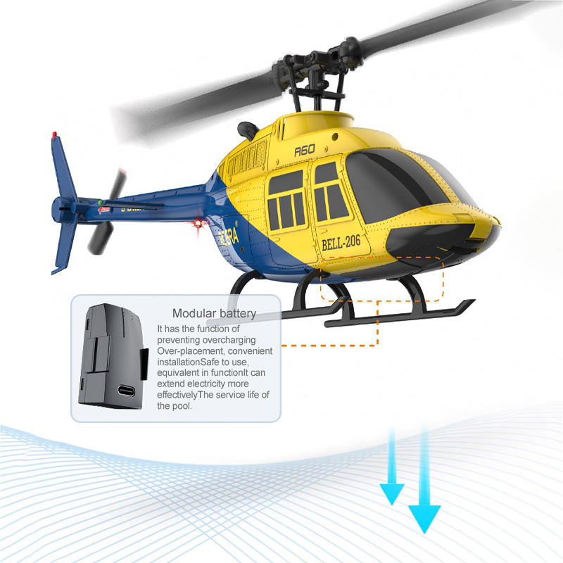 A60 RC hélicoptère 2.4G 6-Aixs - Rc Hobby Helicopter avis et prix