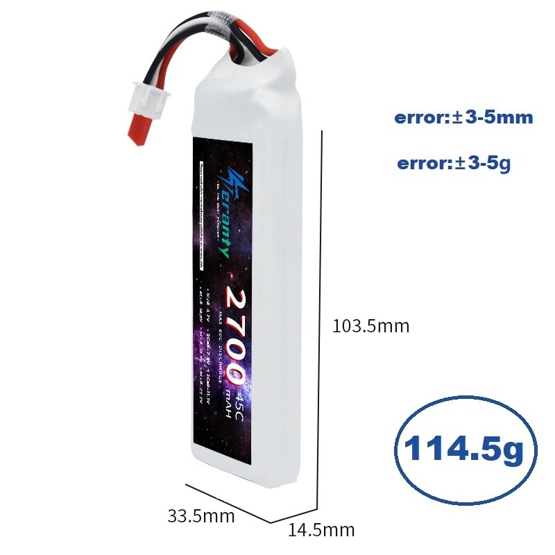 1/3 pièces 2S 7.4V Lipo batter - Rc Hobby Helicopter avis et prix