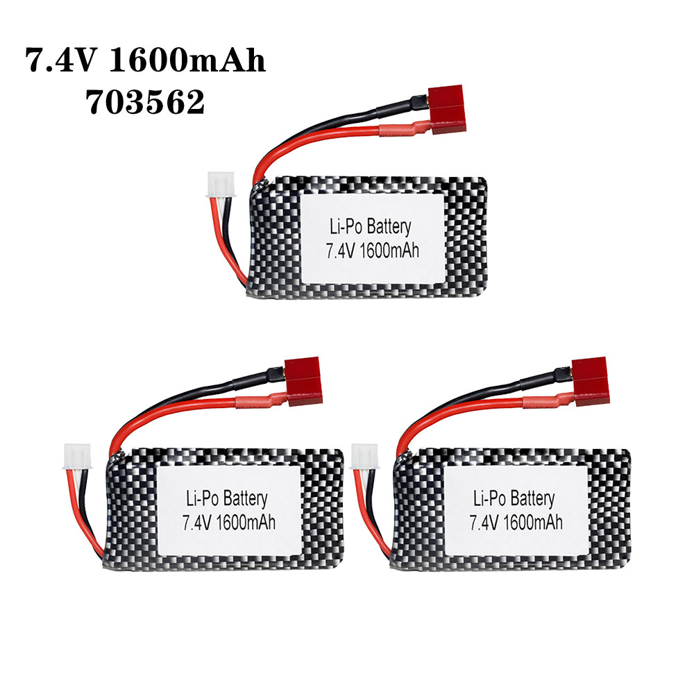Batterie Lipo 7.4v 1600mah 703 - Rc Hobby Helicopter avis et prix